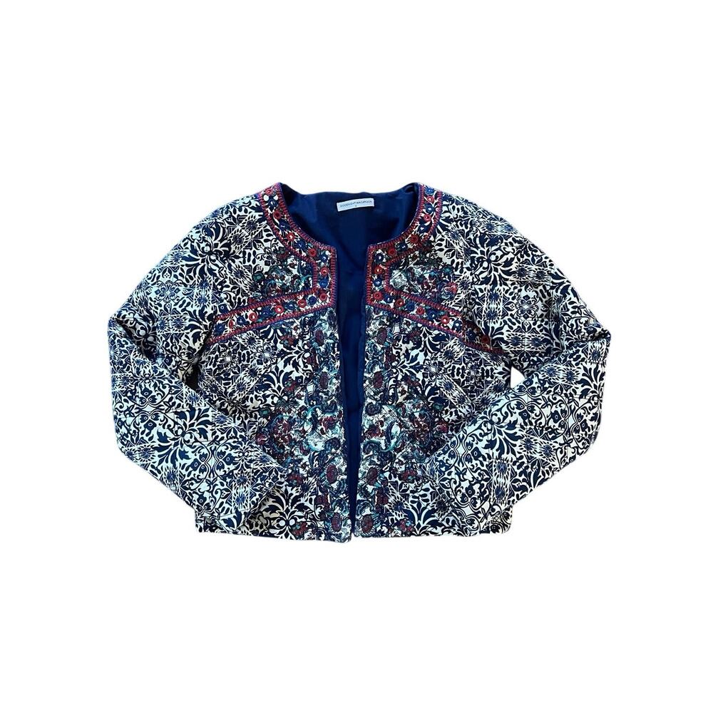 Goodnight Macaroon Quilted Boho Embroidered Jacket | S